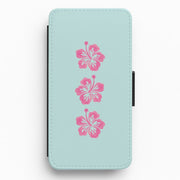 Dreamy Hibiscus Wallet Phone Case 1