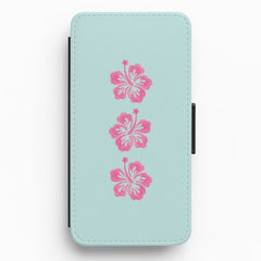 Dreamy Hibiscus Wallet Phone Case