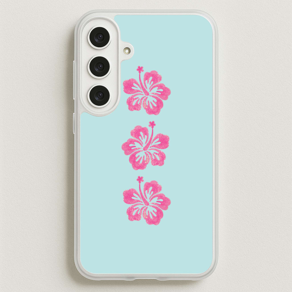 Dreamy Hibiscus Phone Case - Galaxy S25FE