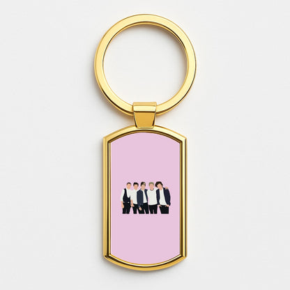 Old Members Gold Keyring