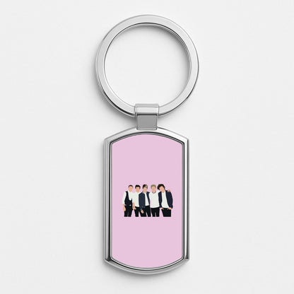 Old Members Silver Keyring