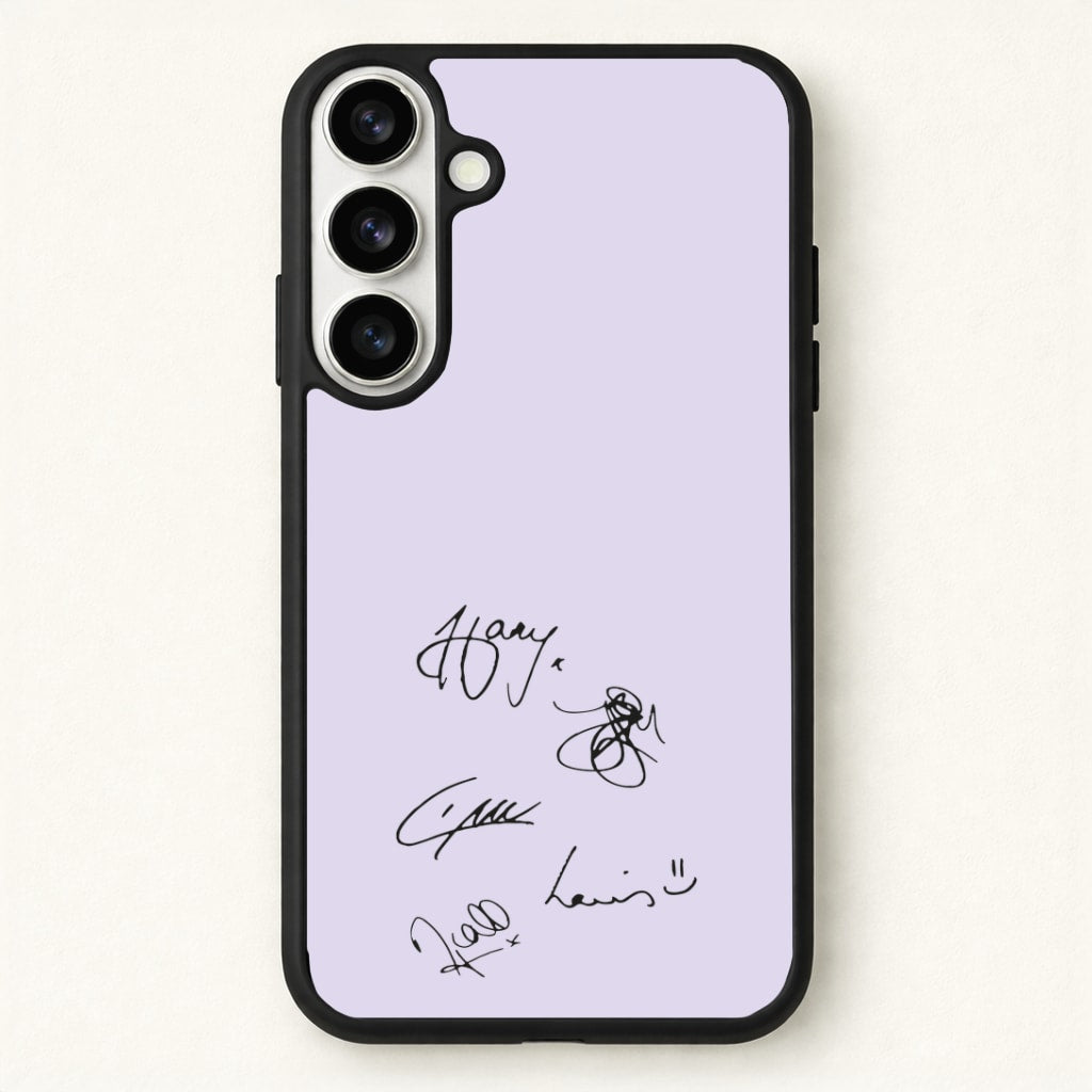 1D Signatures Phone Case for Galaxy S26 Plus