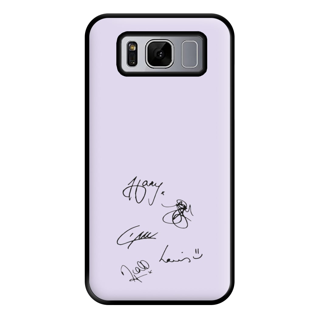 1D Signatures Phone Case for Galaxy S8 Plus