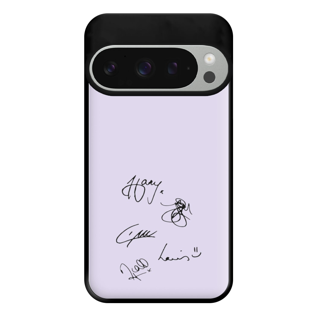 1D Signatures Phone Case for Google Pixel 9 Pro XL