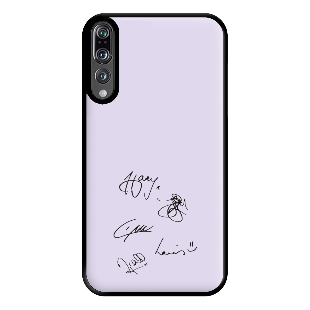 1D Signatures Phone Case for Huawei P20 Pro