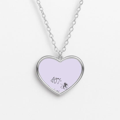 1D Signatures Heart Necklace