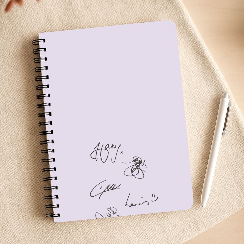 1D Signatures Notepad