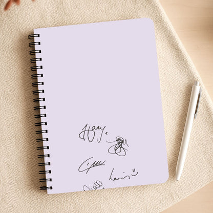 1D Signatures Notepad