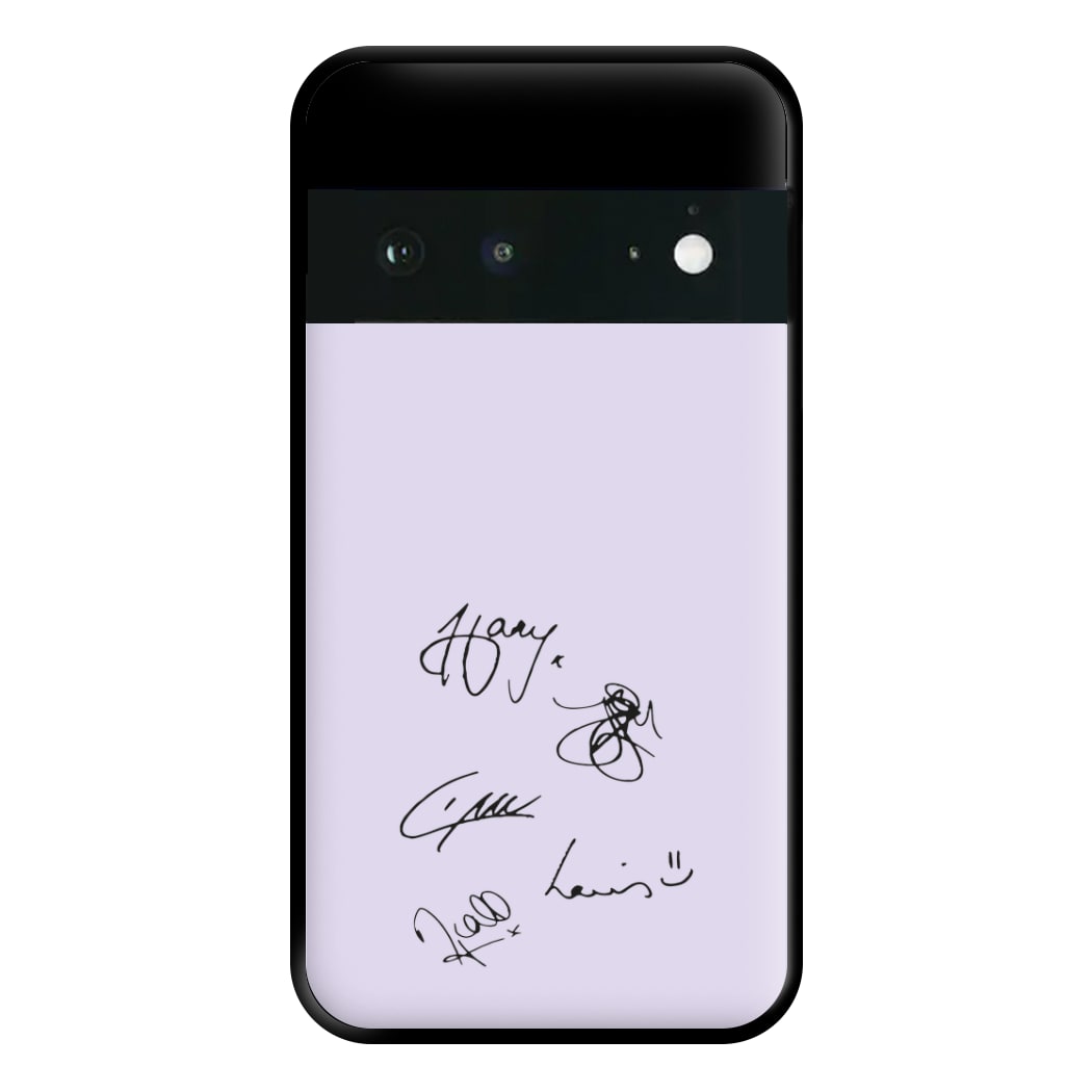 1D Signatures Phone Case for Google Pixel 6a