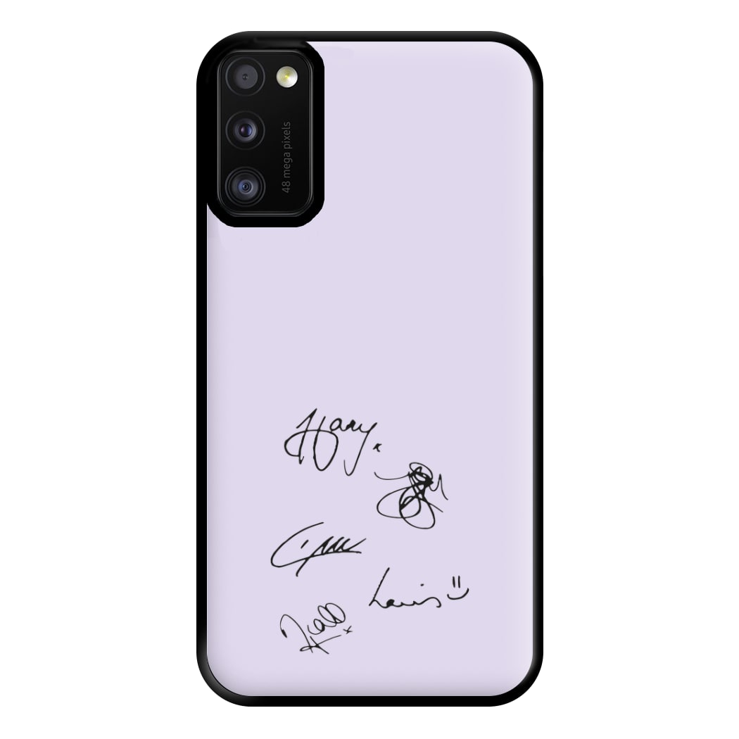 1D Signatures Phone Case for Galaxy A41