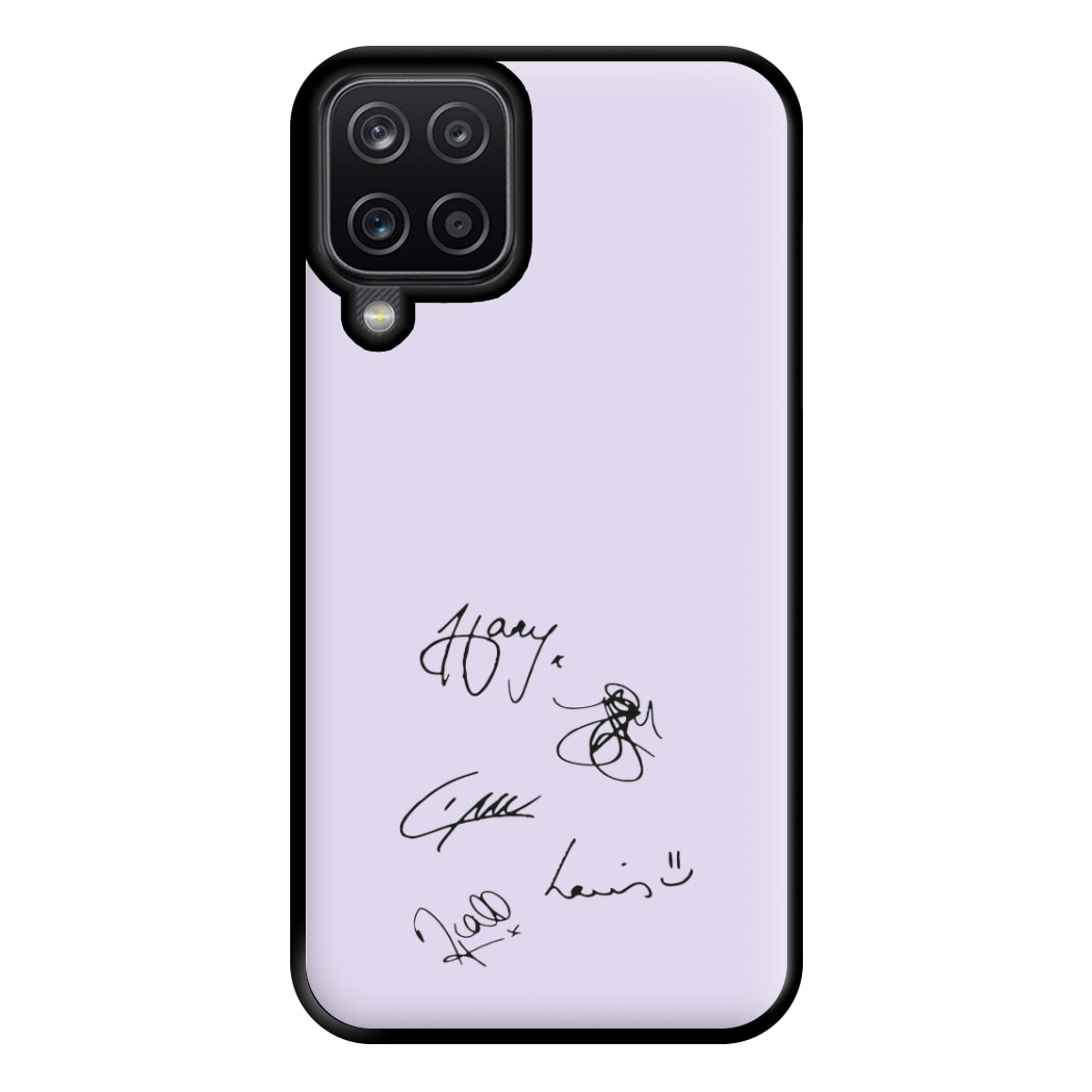 1D Signatures Phone Case for Galaxy A12