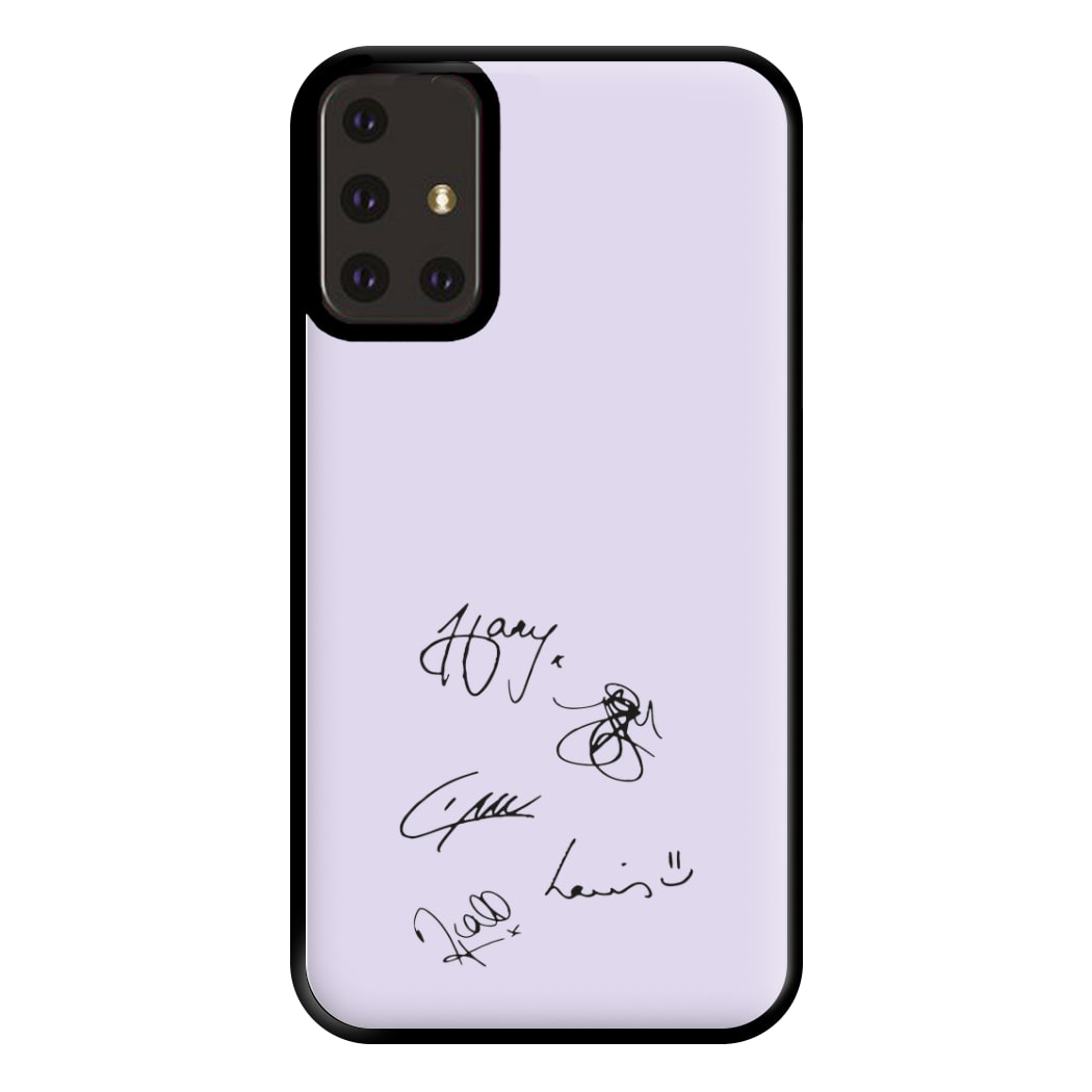 1D Signatures Phone Case for Galaxy A71