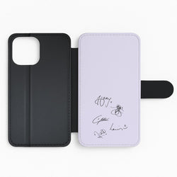 1D Signatures Flip Phone Case