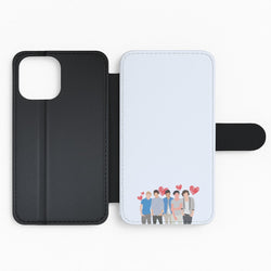 Love Band Flip Phone Case