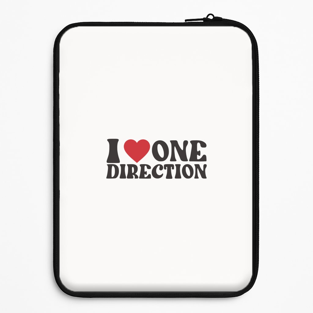 I Love Direction Laptop Sleeve