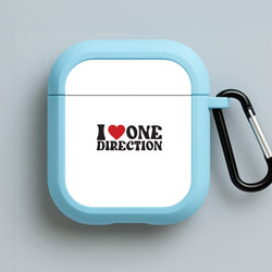 I Love Direction Blue AirPods Case