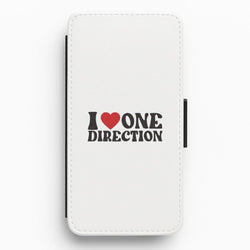 I Love Direction Flip / Wallet Phone Case