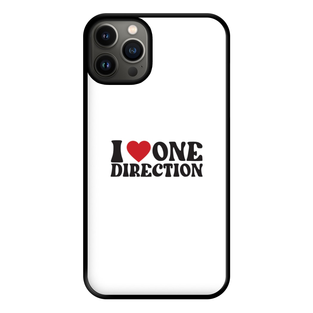 I Love Direction Phone Case for iPhone 13