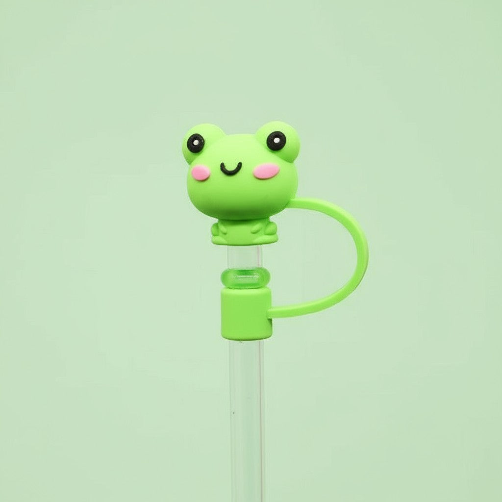 Frog Straw Cover