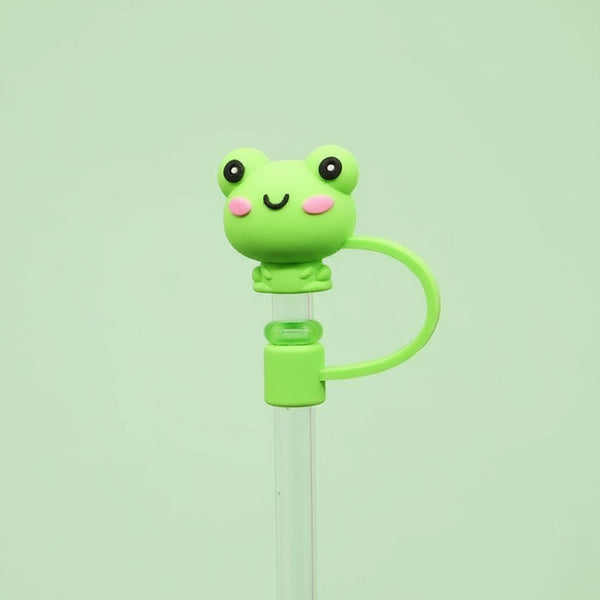 Frog Straw Cover