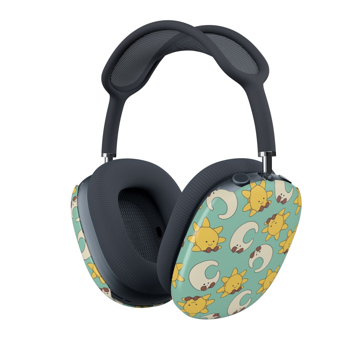 Stars And Moon Pattern - Plushy AirPods Max Case
