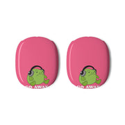 Go Away Grumpy Frog AirPods Max Case 3
