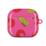 Red Chillis And Pickles Pattern AirPods Case 4
