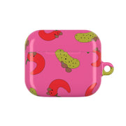 Red Chillis And Pickles Pattern AirPods Case 3