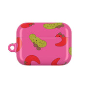Red Chillis And Pickles Pattern AirPods Case 6