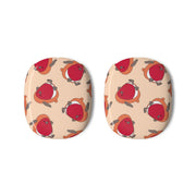 Christmas Robin Plush Pattern AirPods Max Case 3
