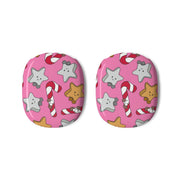 Pink Christmas Plushies Pattern AirPods Max Case 3