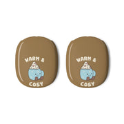 Hot Cocoa Plush Quote AirPods Max Case 3