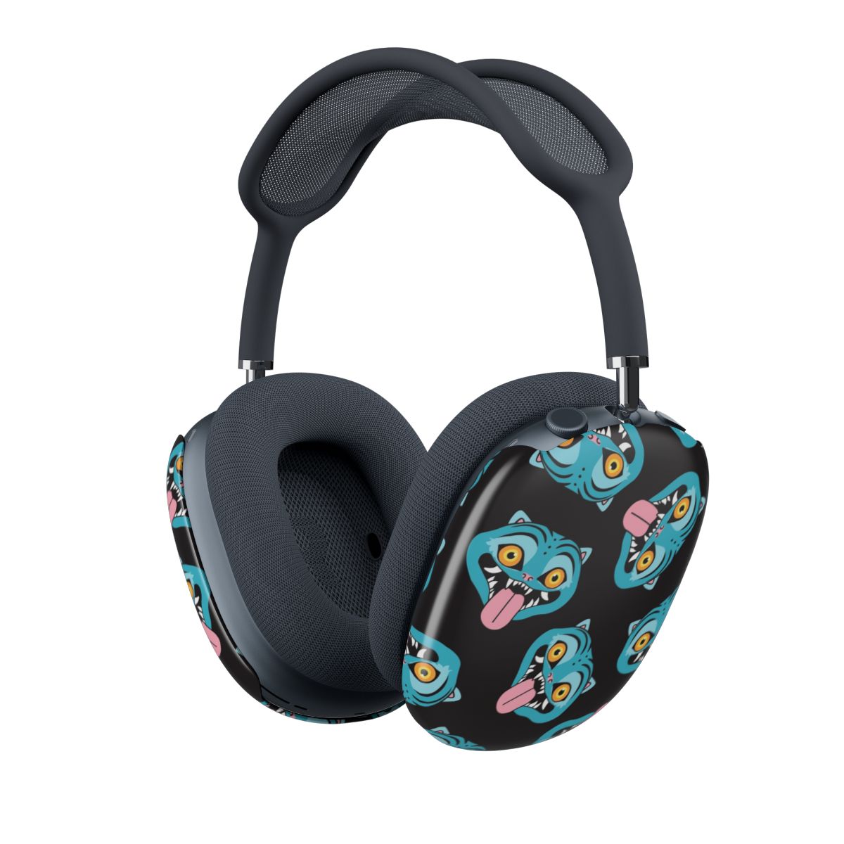 Demon Cat Pattern AirPods Max Case
