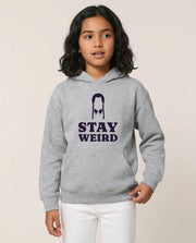 Stay Weird Purple Kids Hoodie 1