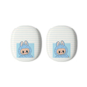 Cute Blue Notebook Monster AirPods Max Case 3