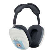 Cute Blue Notebook Monster AirPods Max Case 2