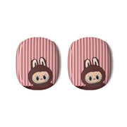 Stripey Cute Brown Monster AirPods Max Case 3