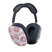 Cute Purple Monster And Bows Pattern AirPods Max Case 2