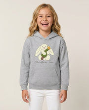 Christmas Bunny Stars Plush Kids Hoodie 1