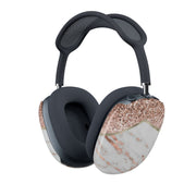 Rose Gold Marble & Glitter AirPods Max Case 1