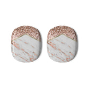Rose Gold Marble & Glitter AirPods Max Case 3