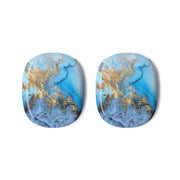 Sea Blue and Gold Marble AirPods Max Case 3