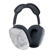 White, Black and Marble Pattern AirPods Max Case 2