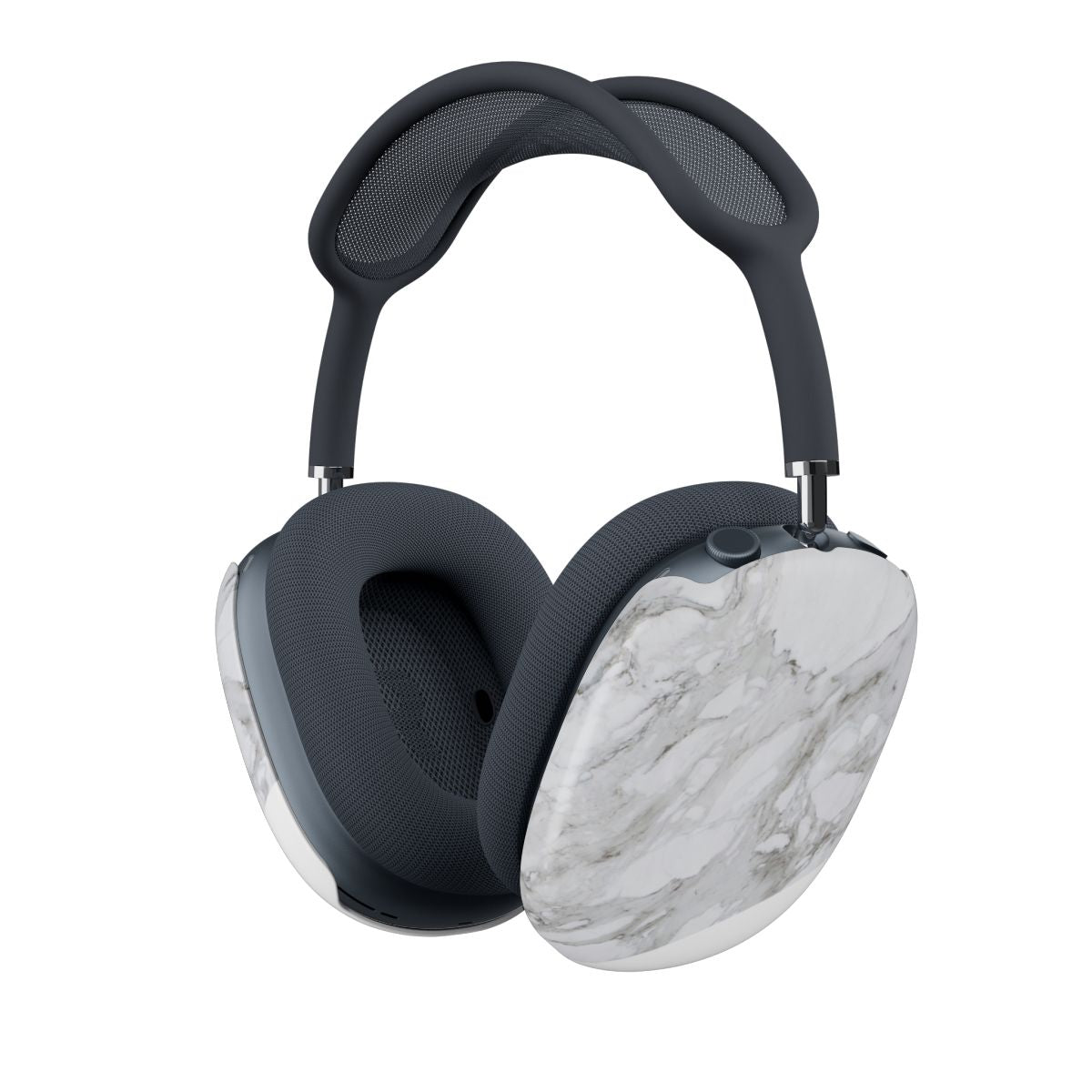 White, Black and Marble Pattern AirPods Max Case