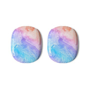 Blue and Peach Marble AirPods Max Case 3