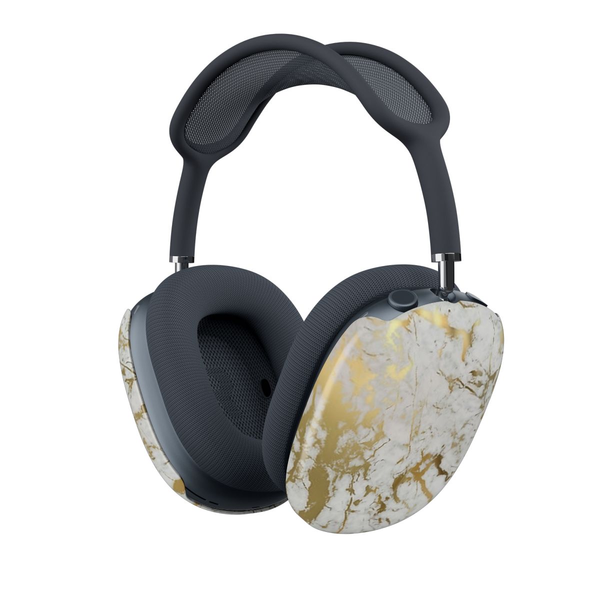 Gold Marble Splatter AirPods Max Case