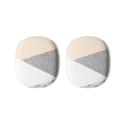 Abstract Marble and Silver Pattern AirPods Max Case 3