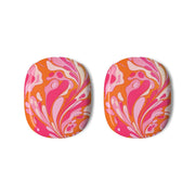 Orange Marble Swirl AirPods Max Case 3