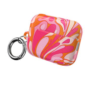 Orange Marble Swirl AirPods Case 8