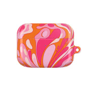 Orange Marble Swirl AirPods Case 5